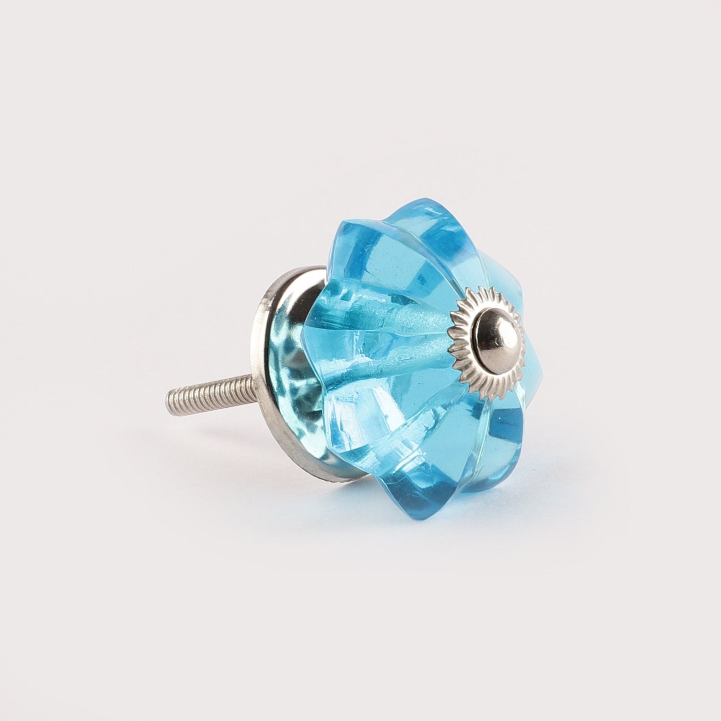 Blue Glass Pull Knobs (G6)
