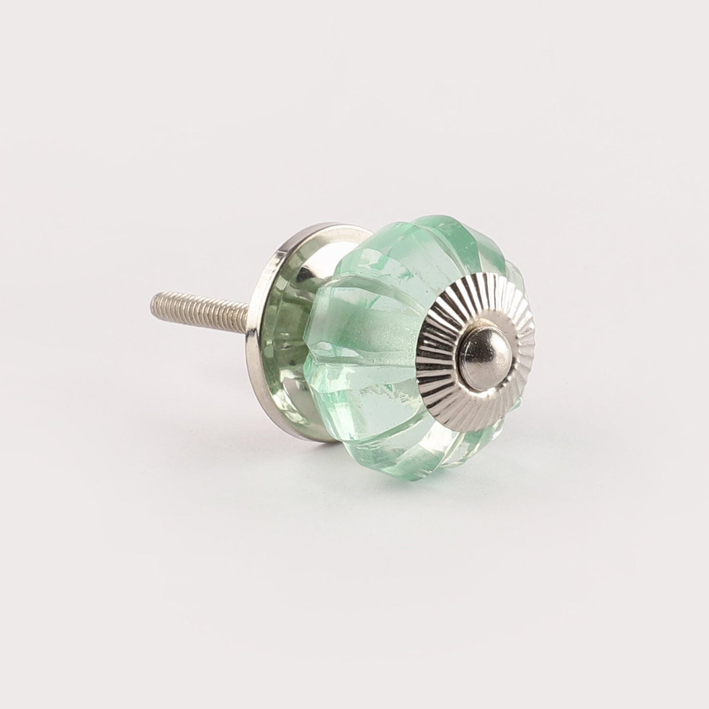 Classic Teal Glass Pull Knobs (G20)