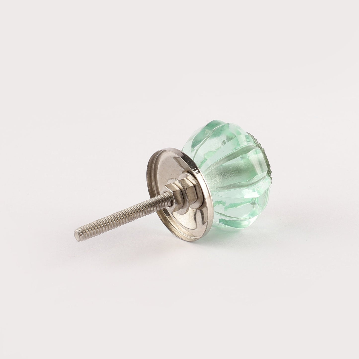 Classic Teal Glass Pull Knobs (G20)