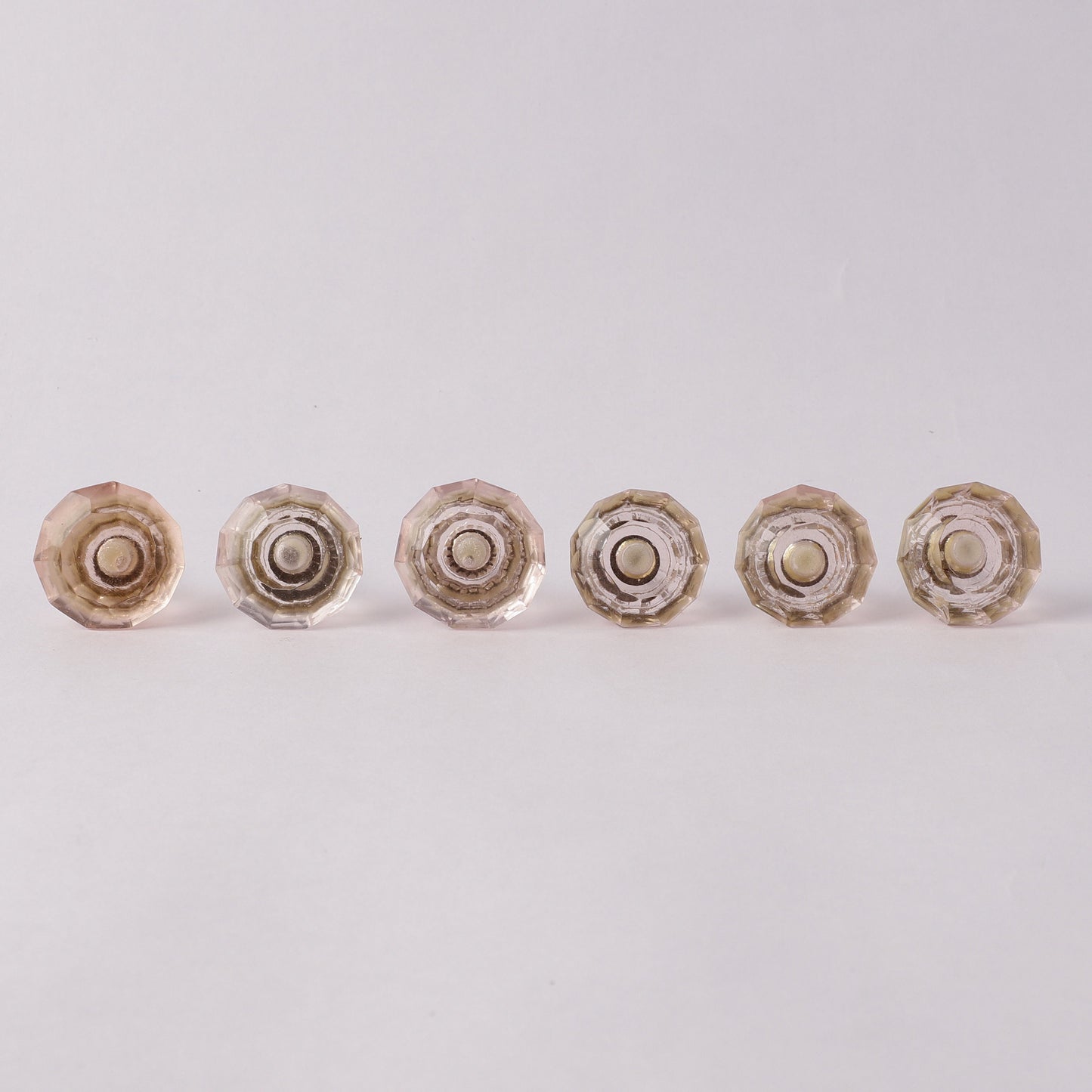 Pink Glass Pull knobs (G17)