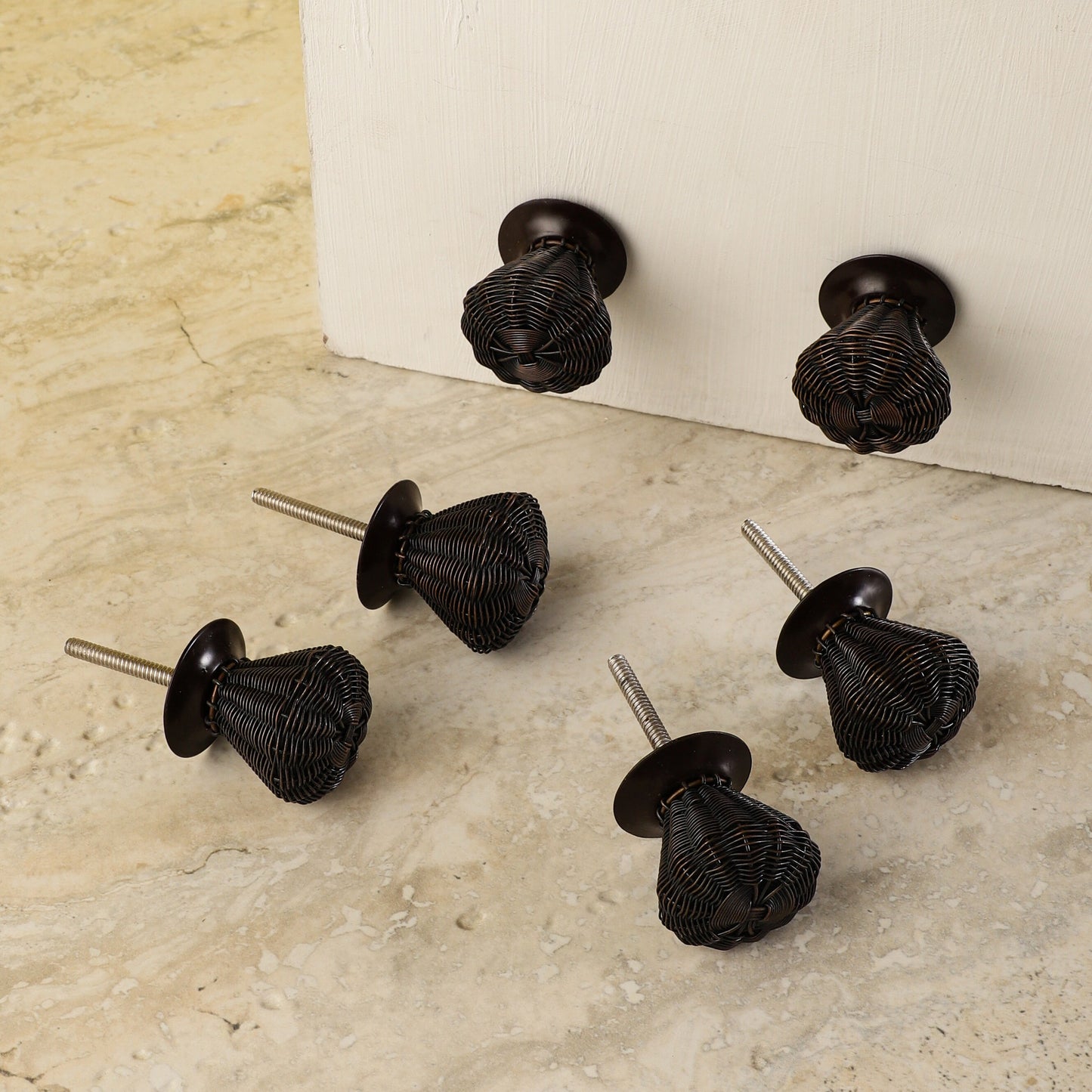 Bronze Woven Metal Pull Knob (M11)